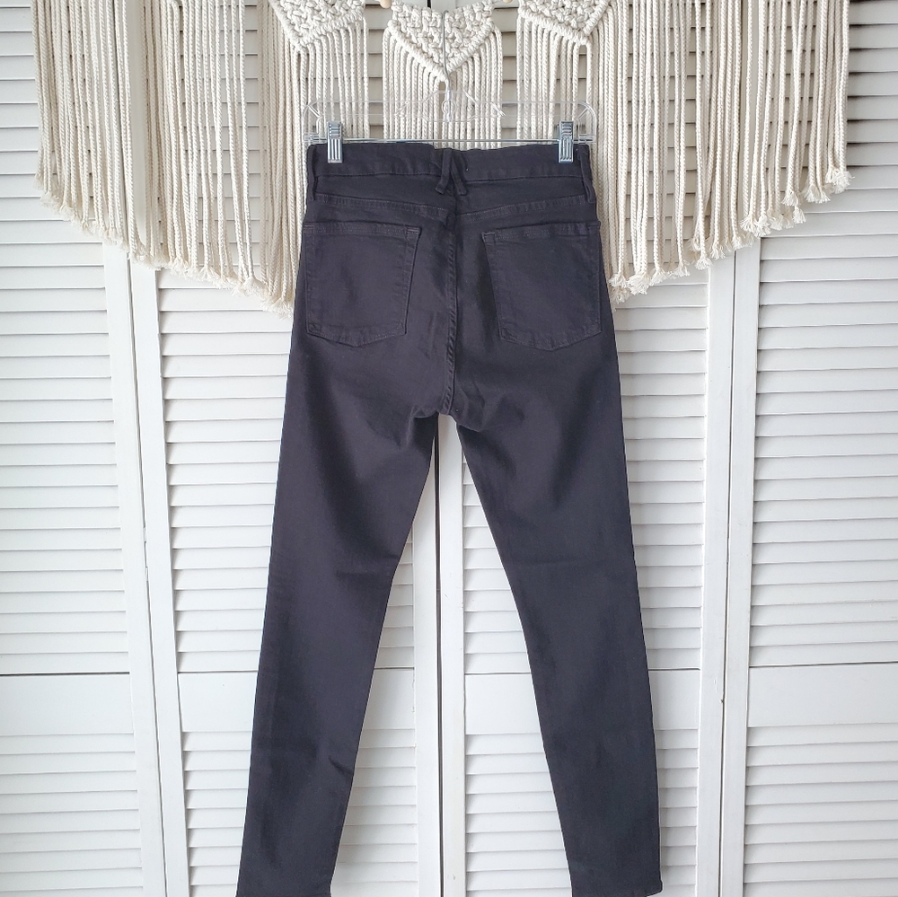 GOOD AMERICAN Good Leg Black High Rise Skinny Jean - Picture 5 of 8